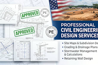 site map subdivision drainage calculation grading retaining wall georgia florida