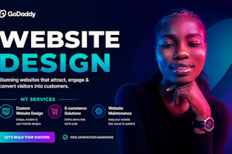 design godaddy website, godaddy redesign and godaddy SEO