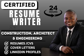 write a professional ats optimize constructions resume