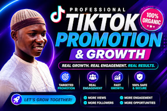 provide professional tiktok promotion and growth