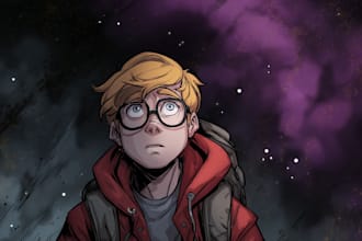 comic book illustration with comic book illustrator