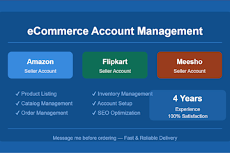 manage your amazon flipkart and meesho seller account