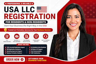 do llc reistration for resident and non resisdent