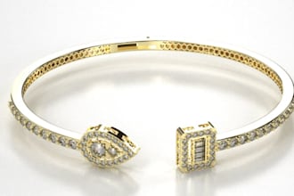 design premium 3d jewelry cad for rings, pendant, necklace and rendering