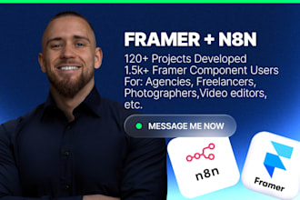 build a framer website with ai lead capture and n8n automation