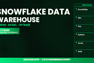 design your snowflake data warehouse and data models