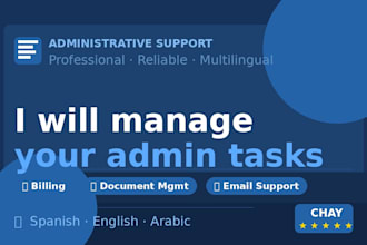 take care of your administrative tasks