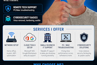 fix your computer, and be IT tech support