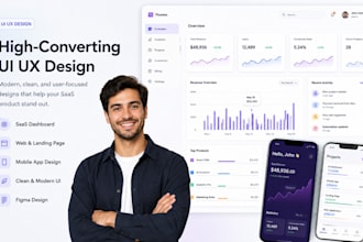 design mobile app UI UX in figma, app UI design, modern UX design