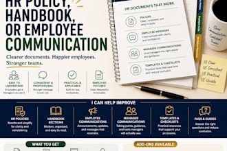 rewrite your HR policy or employee communication