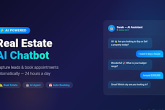 build real estate ai chatbot for instant lead capture and auto reply 24 7
