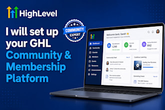 set up ghl community, membership community, ghl client portal, ghl membership