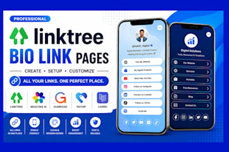 design linktree beacons ai gumroad payhip and carrd pages
