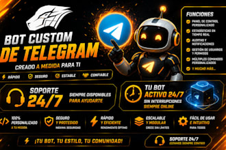 a custom telegram bot