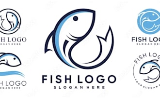 do a modern sea food  and restaurant logo