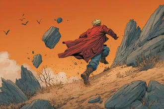 comic book illustration with comic book illustrator