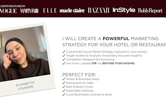 create a marketing strategy for your hotel or restaurant