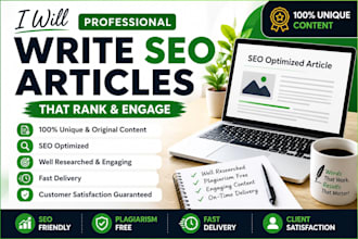 write high quality articles and blog posts