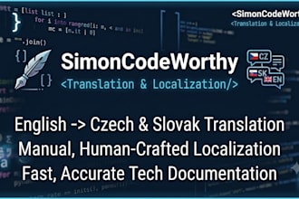 translate english to czech or slovak