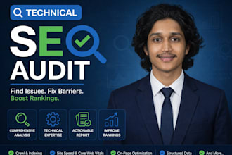 provide technical seo website audit report google search console and indexing