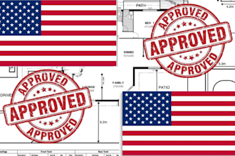 licensed architecture and engineering plan mep plan ca pa ga city permit