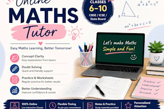 teach maths online for school students