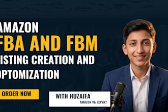 create and optimize amazon product listing