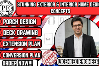 usa extensively detailed porch and deck design,home extension,garage conversion