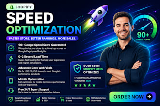 optimize shopify speed and improve google pagespeed score