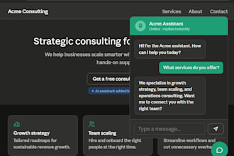 add an ai chatbot to your website