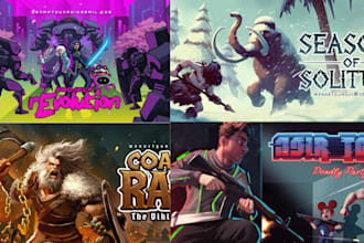 create professional steam capsule art, game key art and game cover