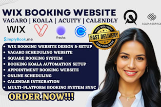 design wix booking website vagaro square booking koala scheduling integration