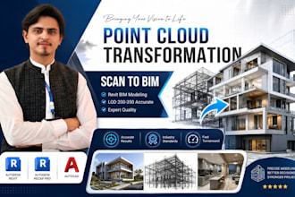 convert point cloud to bim or scan to bim model in revit