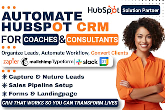 automate hubspot CRM for coaches and consultants