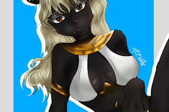 anime style commission slot