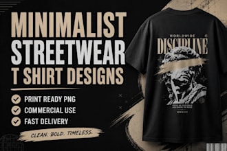 design minimalist streetwear t shirt designs