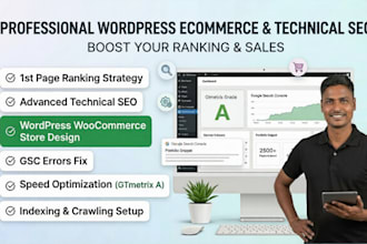 create viral a professional wordpress ecommerce website with advanced SEO