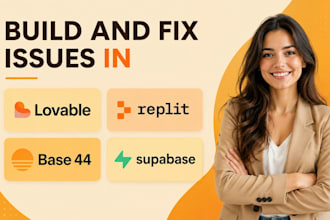 build fix replit ai app replit website deploy lovable base44 rocket new bolt new