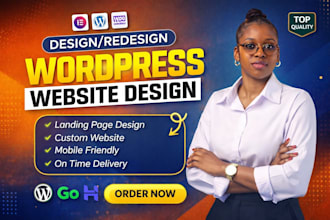 design hostinger wordpress website revamp wordpress website or blog website