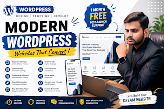 design redesign responsive wordpress website