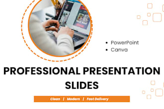 design professional powerpoint and canva presentation slides