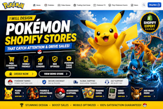 pokemon shopify store trading card store gamecard pokemon woo commerce website