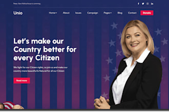 build political website campaign website election website electoral website
