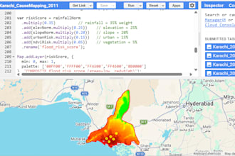 perform remote sensing analysis using google earth engine