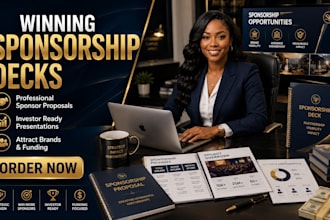 design a winning sponsorship deck and sponsorship proposal