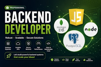 do backend api with nodejs, expressjs, nestjs, mongodb