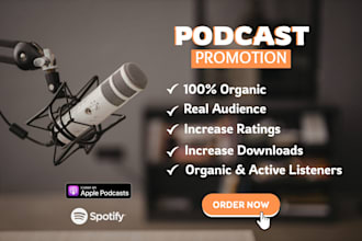 do organic apple spotify podcast promotion