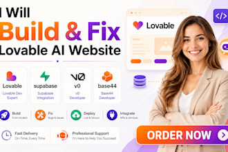 build, fix lovable ai website lovable dev lovable supabase v0 claude integration