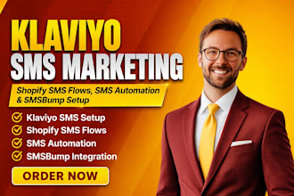 setup klaviyo sms marketing, shopify sms flows and smsbump automation