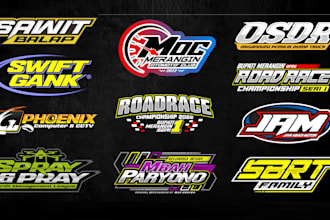 do modern automotive, repair, car racing and car wash logo for your brand